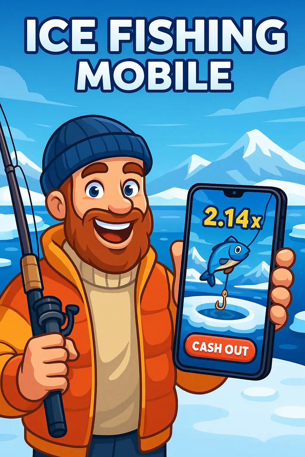 Ice fishing app használata mobil eszközön