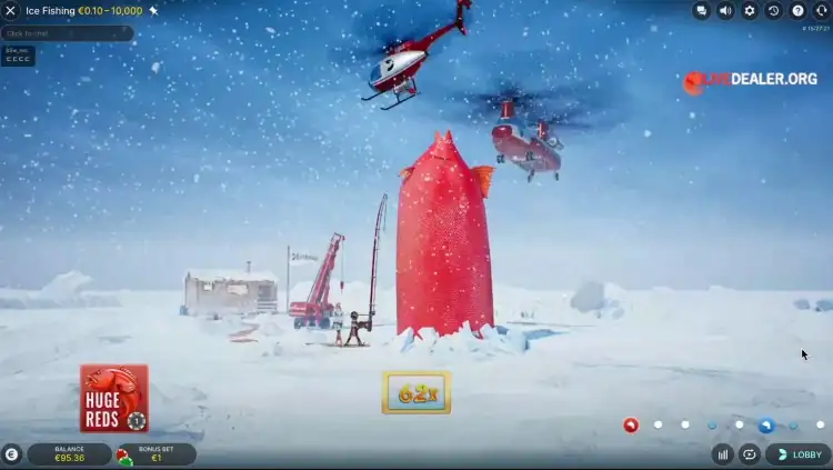 Ice Fishing Casino játékmenet részletes bemutatása